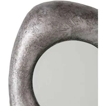 Industrial Abstract 36x29-inch Mirror - Handmade Elegance