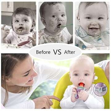 KidsMe Baby Food Feeder - Safe Silicone Fruit Feeder for Babies