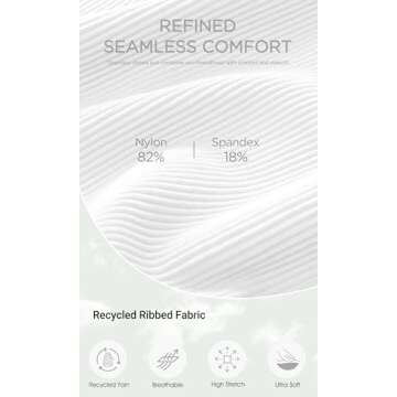 ODODOS Women's 3-Pack Seamless Cami Tops Ribbed Camisole Tank Top, White Gray Black, Medium/Large