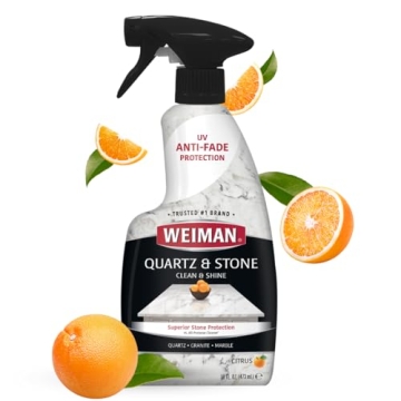Weiman Quartz Countertop Cleaner and Polish - Clean & Shine Your Quartz Countertops Islands and Ston...