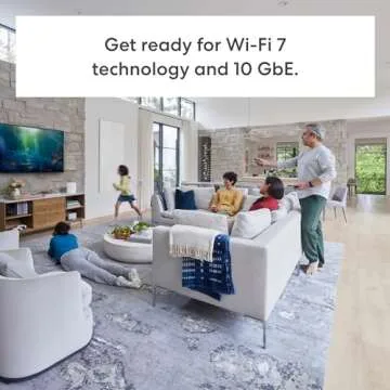 Amazon eero Max 7 Mesh Wi-Fi System - Supports 10 Gbps, Connects 750+ Devices, 4-Pack
