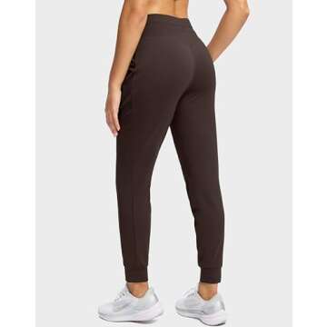 Soothfeel Women's High Waist Joggers with Pockets