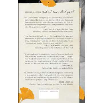 Did I Ever Tell You?: A Heartfelt Memoir of Love and Loss