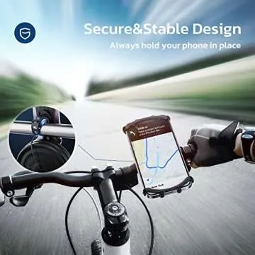 VUP Bike Phone Mount - Universal 360° Rotatable Holder