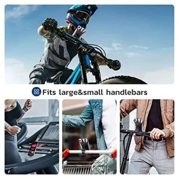 VUP Bike Phone Mount - Universal 360° Rotatable Holder