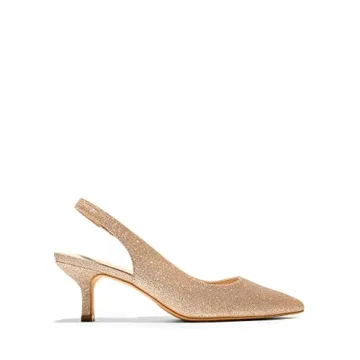 Chic DREAM PAIRS Slingback Kitten Heel Pumps for Women