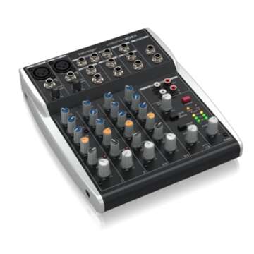 Behringer Xenyx 802S 8-channel Analog Streaming Mixer for Perfect Audio Mixing