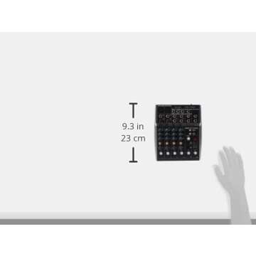 Behringer Xenyx 802S Analog Mixer for Streaming and Recording