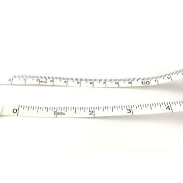 Jesy Fabric wrap Retractable Soft Measure Tape for Body Cloth,Weight Loss Measurement,Seamstress,Sewing Tailor,60 inches/150 Centimeters (Light Blue Floral, Dia 2.2")