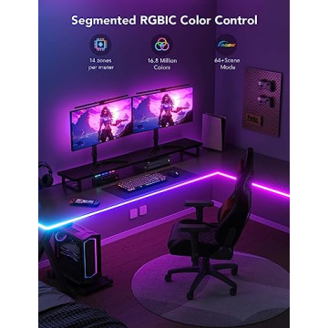 Govee RGBIC Neon Rope Lights for Desks Enhance Gaming Experience