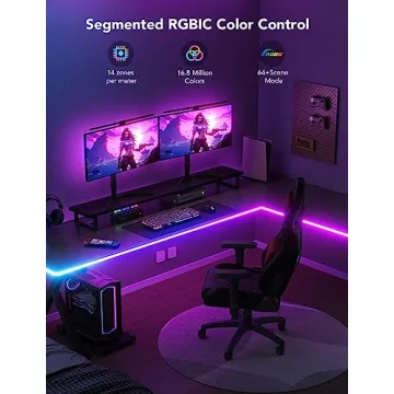 Govee RGBIC Neon Rope Lights for Desks Enhance Gaming Experience