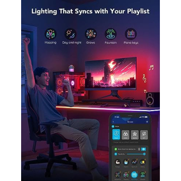 Govee RGBIC Neon Rope Lights for Desks Enhance Gaming Experience