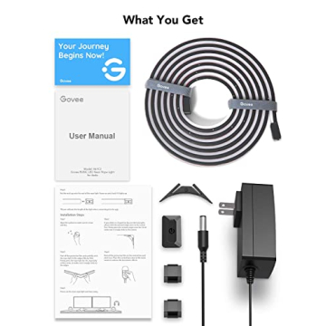 Govee RGBIC Neon Rope Lights for Desks Enhance Gaming Experience