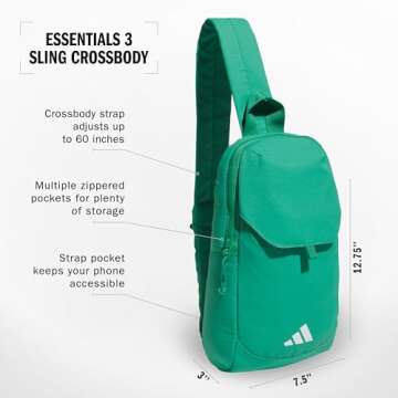 adidas Essentials Sling Bag: Stylish Crossbody for Everyday Use