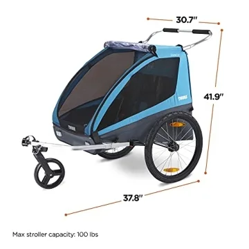 Thule Coaster XT 2 Seat Bicycle Trailer & Stroller
