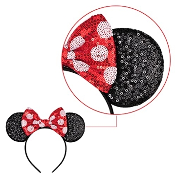 Eisyaa Mouse Ears Bow Headband for Every Disney Adventure