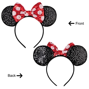 Eisyaa Mouse Ears Bow Headband for Every Disney Adventure