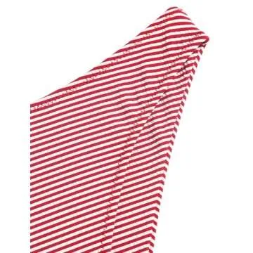 ZAFUL Bikini Sets for Women Triangle Textured Plunging High Cut Cheeky Bikini Swimsuits Two Piece Bathing Suits(3-Deep Red, M)