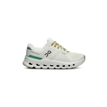 On Women's Cloudrunner 2 Sneakers, Undyed | Green, 9 Medium US