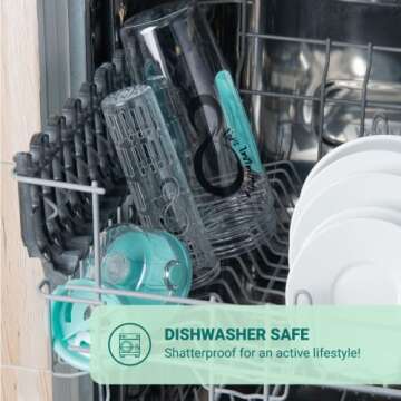 Live Infinitely Infuser Water Bottles - Mint 32 oz, BPA-Free