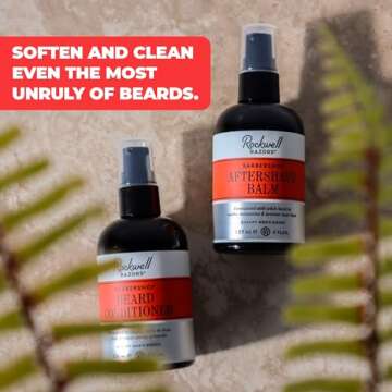 Rockwell Hydrating Beard Conditioner - Classic Barbershop Scent | Conditions & Softens | Formulated with Argan Oil | Ideal for All Beard Types