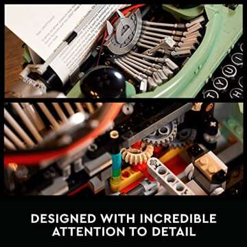LEGO Ideas Typewriter Building Set for Adults - Unique Gift