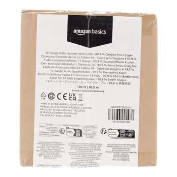 Amazon Basics 14-gauge Speaker Wire Cable - 100ft