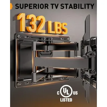 Full Motion TV Wall Mount for 42-84" Televisions