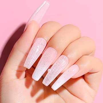 AIMEILI Soak Off U V LED Hema Free Nude Gel Nail Polish Natural Sheer Pink Nail Polish Gel Set Of 4pcs X 10ml - Kit Set 17
