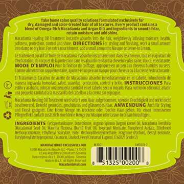 Macadamia Oil Healing Treatment - Nourish Your Hair