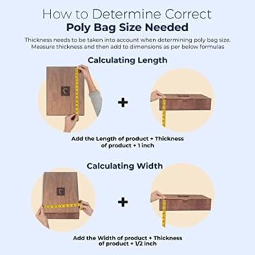 Poly Bags with Suffocation Warning - 400 Pack Clear Resealable Bags