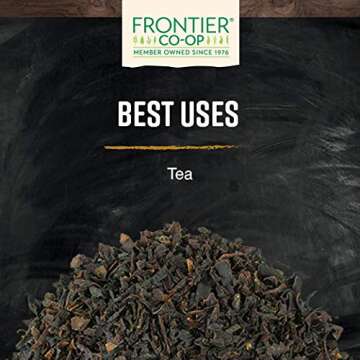 Frontier Organic Earl Grey Tea - Premium Loose Leaf Tea