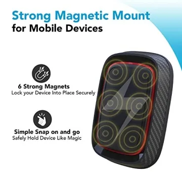 APPS2Car Magnetic Phone Mount 6 Magnets Universal Fit