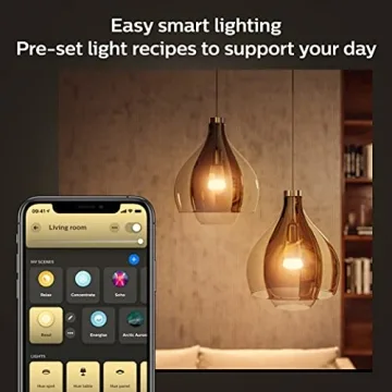 Philips Hue Smart Light Starter Kit with Bridge and Bulbs