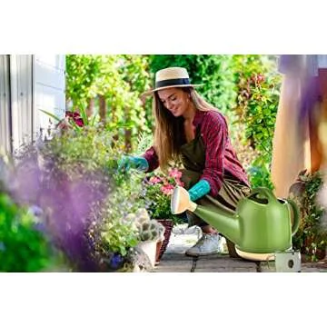 NOBONDO Watering Can 1 Gallon with Sprinkler Head for Plants