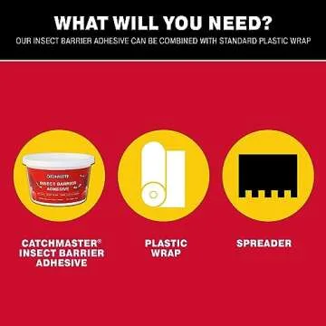 Catchmaster Tree Banding Insect Barrier DIY 15oz Pail, Lanternfly & Ant Traps, Outdoor Adhesive Crawling Insect Trap, Glue Traps to Protect Trees, Fruit & Plants