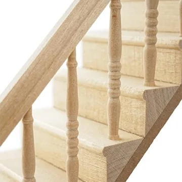 Odoria Miniature Staircase for Dollhouse 1/12 Scale