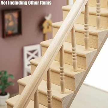 Odoria Miniature Staircase for Dollhouse 1/12 Scale