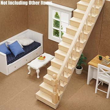 Odoria Miniature Staircase for Dollhouse 1/12 Scale