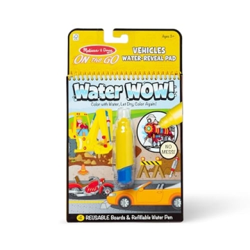 Melissa & Doug Water Wow! Reusable Activity Pad - Vehicles