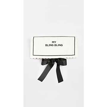 Bag-all My Bling Bling Jewelry Roll, Natural/Black, One Size