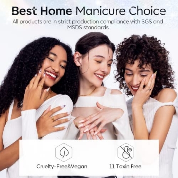 Modelones Glitter Gel Top Coat with Iridescent Finish