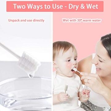 EASICUTI Baby Tongue Cleaner and Toothbrush Set - 42 Count