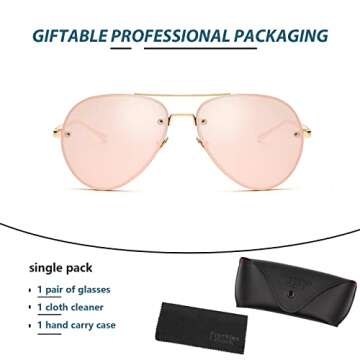 Freckles Mark Oversized Aviator Sunglasses with Stylish Tints