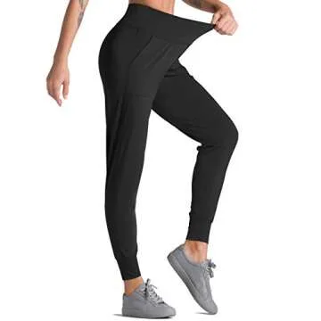Dragon Fit High Waist Joggers for Women with Pockets - Stylish Workout and Lounge Pants