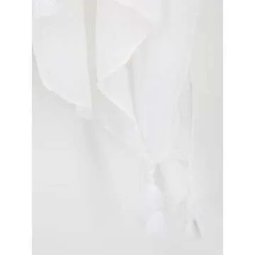 Breezy Lane Kimonos for Women White Swimsuit Coverups Bikini Beach Coverup Bathing Suit Summer Travel Vacation