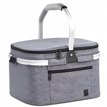 ALLCAMP Insulated Picnic Basket - Stylish & Functional Cooler