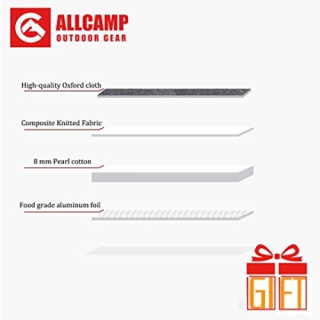 ALLCAMP Insulated Picnic Basket - Stylish & Functional Cooler