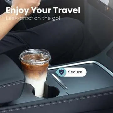 Fit Meal Prep 50 Pack Clear Plastic Cups with Lids