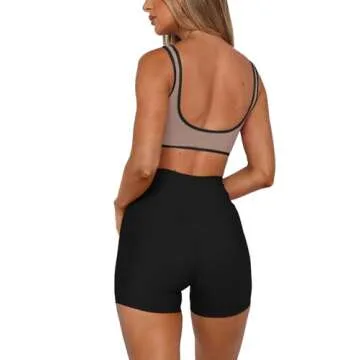 LASLULU Women’s Backless Yoga Sports Bra - Medium Support